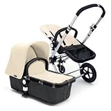 Bugaboo 2012 Cameleon Stroller- GREY Base with Fabric (Off White Fabric)