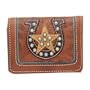 French Wallet Ladies Western Tooled Leather American West