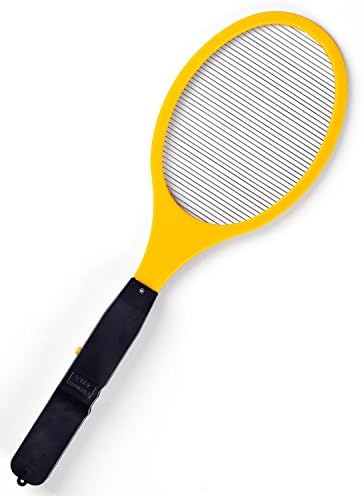Electric Bug Zapper Fly Swatter Zap Mosquito Zapper Best for Indoor and Outdoor Pest Control Yellow, Red, Blue (Yellow)