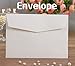 Doris Home Vertical Laser Cut Wedding Invitation Cards Kit with White Hollow Flora 1 Piece