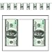 Beistle 57737 $100 Bill Pennant Banner