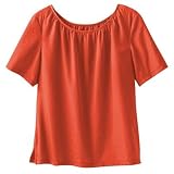 TravelSmith – Women’s Plus Size Shirred-Neck Top