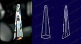 63mm Icicle Crystal Prisms-set of 100 pcs #505-63