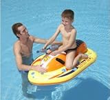 47" x 29" Inflatable Kids Floating Pool Motorbike with Built in Water Gun - An Amazon.com Exclusive