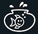 My Family Car Stick Figure Sticker Decal Pet Animal Fish In Aquarium- AQ1