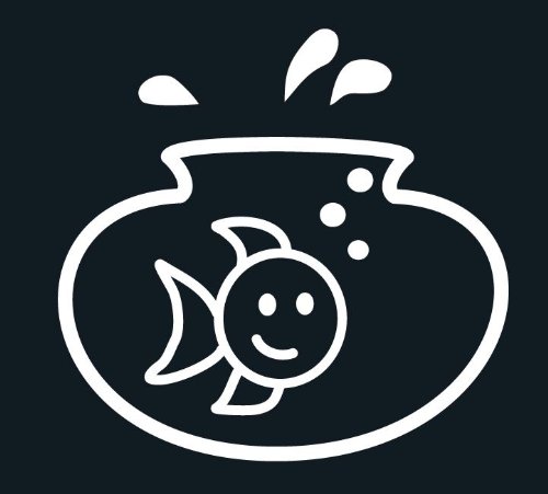 My Family Car Stick Figure Sticker Decal Pet Animal Fish In Aquarium- AQ1