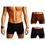 MENS NEW BOXER SQUARE CUT SWIMSUIT PLATINUM SPORT