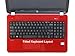 Folox® Hot Selling Colored Keyboard Cover Skin Protector for HP Pavilion 15-e*** 15t-e*** 15z-e*** 15z-j*** 15-j*** 15z-b*** 15-b*** 15-n*** 15-d*** 15-g*** 15-p*** 15-Q*** 15-u*** 15-r*** ENVY TouchSmart Sleekbook m7-j*** 17-j*** 17t-j*** 17-e*** 17-f*** series (Hot Pink)