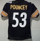 Maurkice Pouncey Autographed/Hand Signed Pittsburgh Steelers Jersey w/sewn name & numbers