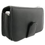 Universal Leather Case w/ Lanyard, Black