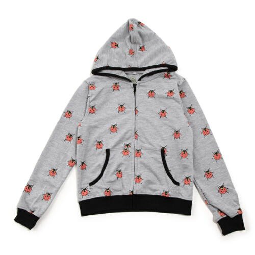 Mademoiselle papillon Hoddy Zip Up JKT Lady Bug
