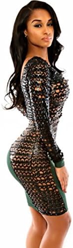Toxic Club Women's Hot Club Night Party Dress Green