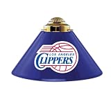 NBA Los Angeles Clippers Three Shade Metal Swags Billiard Table Lamp