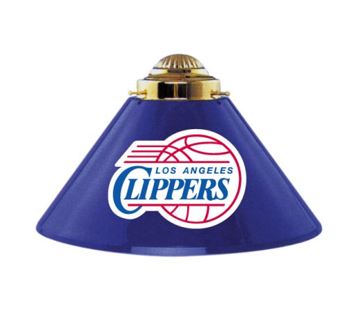 NBA Los Angeles Clippers Three Shade Metal Swags Billiard Table Lamp