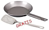 Produkt-Bild: PROFI Lyoneser Eisenpfanne schwer 24 cm mit Rohrstiel - MADE IN GERMANY