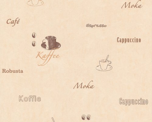A.S. Création 6338-11 Tapete, Kaffee, beige 