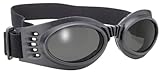 Marauder Flexible Nose Bridge Sports Motorcycle Goggles Smoke Lens