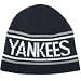 New York Yankees Alberta Knit Cap - Navy One Fits Most