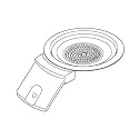 Philips Senseo Single Pod Holder for HD 7810 (Replacement Part)