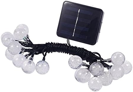 GoFurther Solar Powered LED String Lights Waterproof 16ft 20 LED Multi-color Crystal Ball Fairy Lights For Outdoor, Indoor, Gardens, Lawn, Patio, Christmas, Weddings, Parties