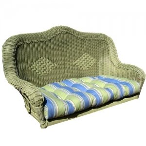 Caravan Outdoor Wicker Porch Swing Finish: Honey