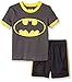 Batman Baby Boys' 2pc Top and Short Set, Black, 24 Months