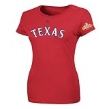 MLB Women's Texas Rangers Josh Hamilton 2011 World Series Name & Number T-Shirt