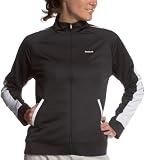 Reebok Women's Define Texture Jacket,Black/White,Medium