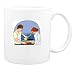 Mug with body, individuals, individual, observing, couple, humans, person, water, human, tank, persons, fish, people