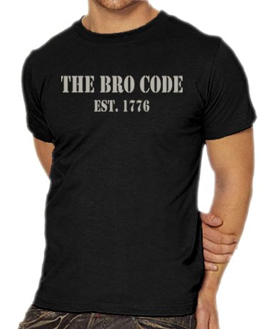 Touchlines Unisex/Herren T-Shirt How I Met Your Mother - THE BRO CODE, black/silver, XL, B Preisvergleich