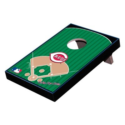Cincinnati Reds MLB Desk Table Top Bean Bag Toss Wood Grain