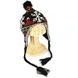 Winter Ski Baby 0-1 Knit Trapper Beanie Lined Hat Black