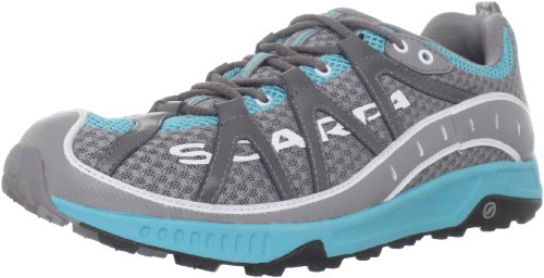 Scarpa Women's Spark Trail Running Shoe,Pewter/Turquoise,42 EU/10 M US On Sale