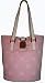 Women's Dooney & Bourke Purse Handbag North/south Bucket Bag Pink Signature