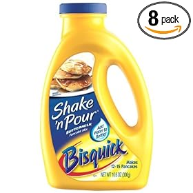 Bisquick Shake and Pour Buttermilk Pancake Mix, 10.6-Ounce Packages (Pack of 8) by Bisquick