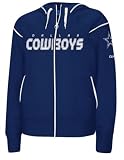 Dallas Cowboys Ladies / Womens NFL Dazzle Trim Hoodie Hooded Sweatshirt