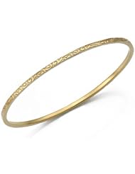 2mm Flat Classic Design Moroccan Womens Bangle 018-2FCDMWB