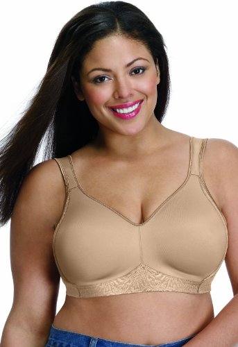 Playtex 18 Hour Seamless Smoothing No Wire Bra, 44DDD, Nude