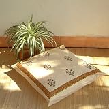 Red Poppy ~ Elegant India Floral European Pillow Sham Cover 27x27
