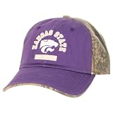 Kansas State Wildcats 2-Tone Adjustable Baseball Hat-purple/camo