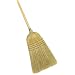 Weiler 44009 Corn Fiber Light Industrial Upright Broom with Wood Handle, 1-1/2" Head Width, 54" Overall Length
