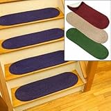 Braided Stair Treads Beige