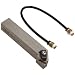 Dorian Tool ADNS Jet-Stream Square Shank Chromium Molybdenum Steel Thru Coolant DorNotch Threading Toolholder, Left Hand Cut, 1" Shank Width, 1" Shank Height, 3/16" Insert