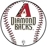 Arizona Diamondbacks 12 inch Baseball Style Metal Circle Sign