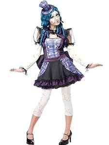 Broken Doll - Teen Large, Black/Purple, Junior Large (11-13)