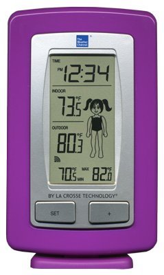 La Crosse Technology WS-9782TWC-IT-TBP Wireless Temperature Station with Weather Girl