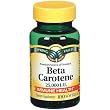 Spring Valley - Beta Carotene (Vitamin A) 25000 IU, 100 Softgels
