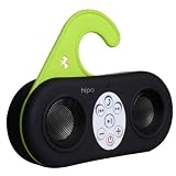 Hipe Waterproof Wireless Bluetooth Shower Speaker & Handsfree speakerphone - Black - Compatible with all Bluetooth Devices, iPhone 5 Siri and All Android devices ~ Hipe