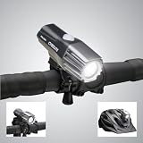 CygoLite Milion 200 LED Rechargable 1-Piece HeadLight W/ Helmet Mount.