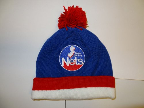 New Jersey Nets Mitchell & Ness Jersey Stripe Cuffed Knit Hat